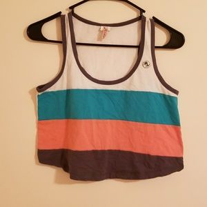 Striped crop top